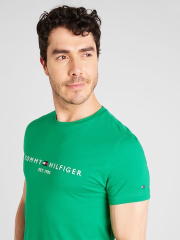 Coupe regular T-Shirt TOMMY HILFIGER en vert
