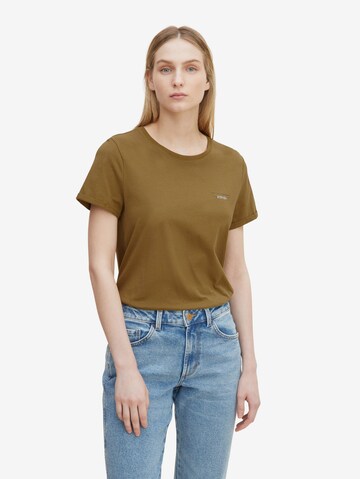 TOM TAILOR Shirt in Green: front