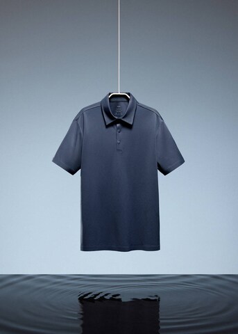 MANGO MAN Poloshirt 'Palamos' in Blau