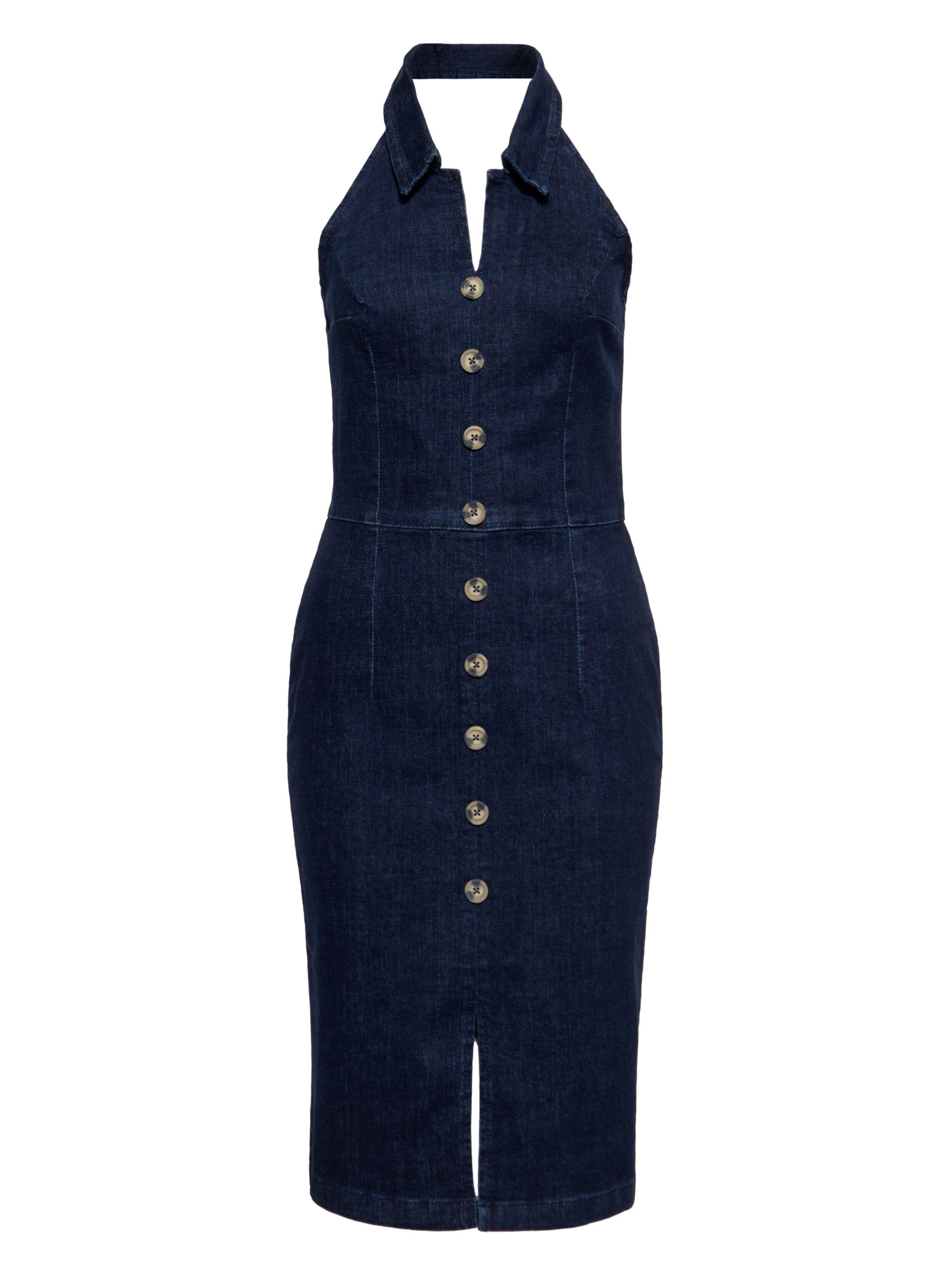Queen Kerosin Kleid‌‌ in Blau: Vorderseite