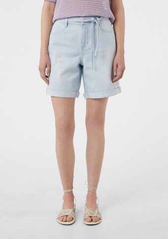 comma casual identity Loosefit Jeans in Blauw