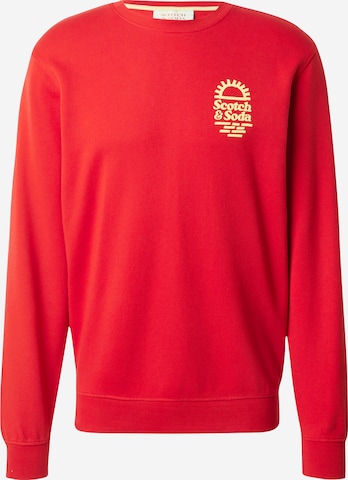 SCOTCH & SODA Sweatshirt in Red: front