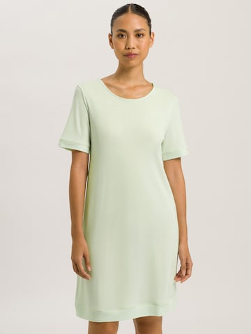 Hanro Nightgown ' Natural Comfort ' in Green: front