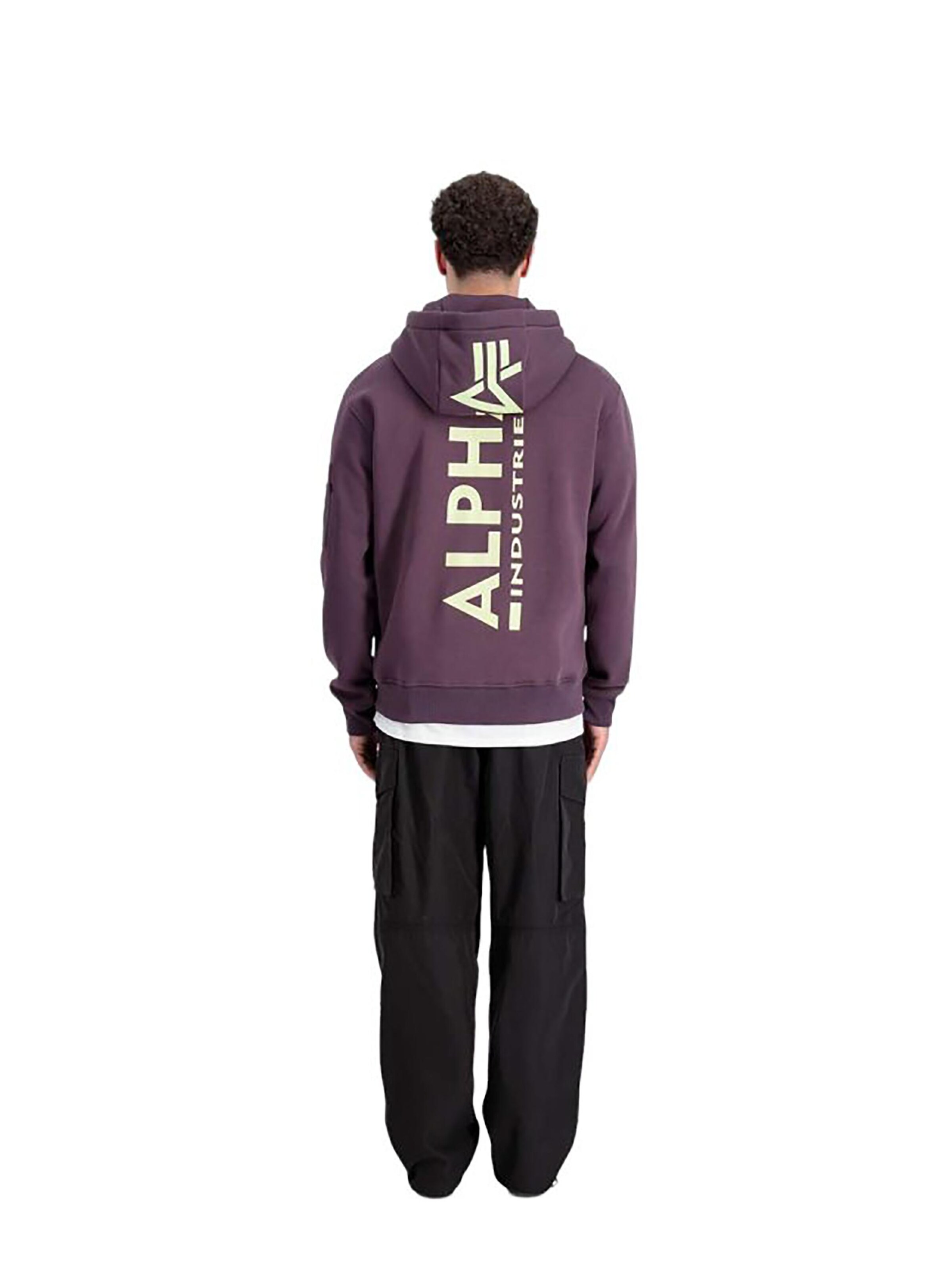 ALPHA INDUSTRIES Sweatshirt in Lila