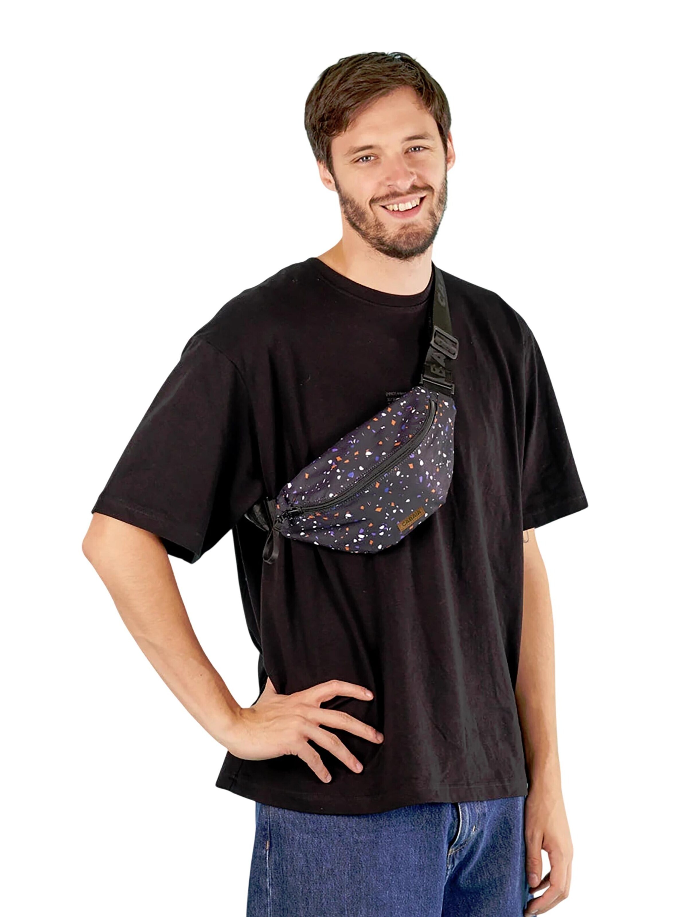 Cabaia Fanny Pack '2IN1 Small Berlin' in Black