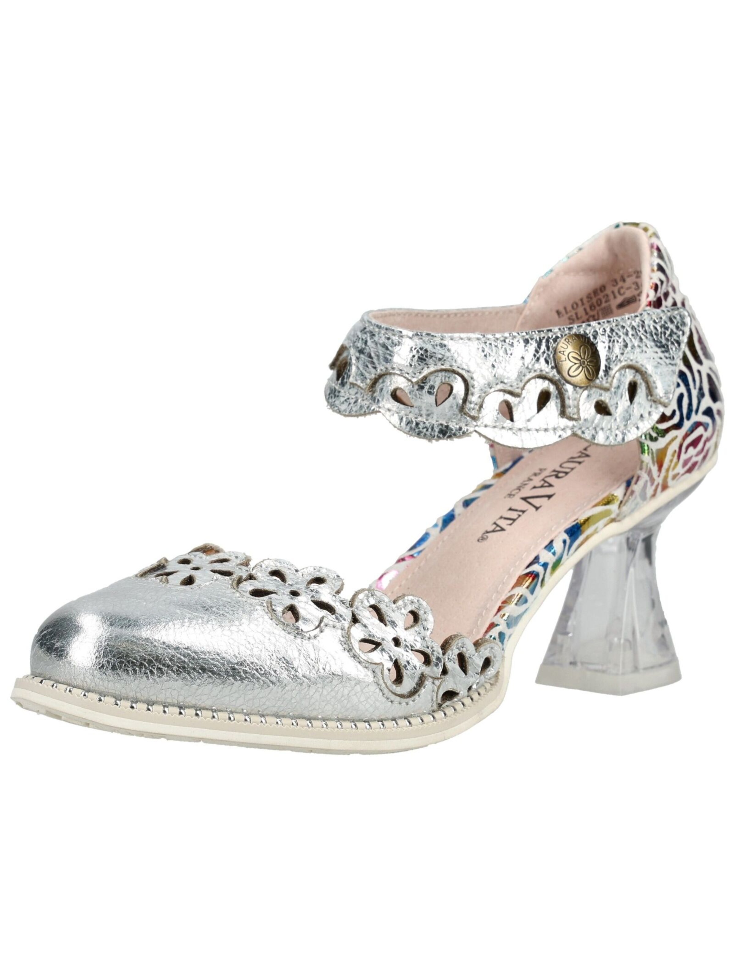 Laura Vita Pumps in Zilver: voorkant