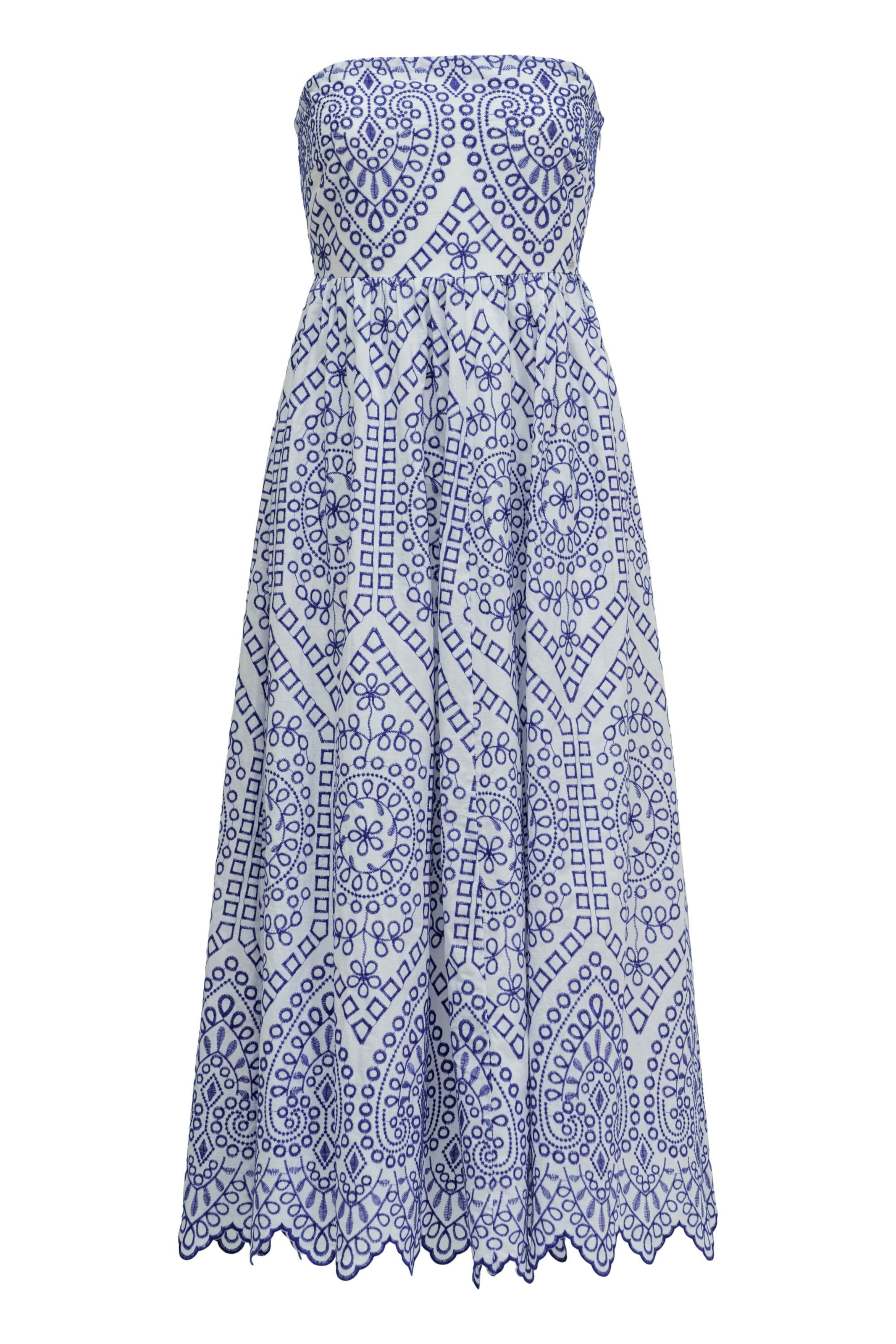 Salsa Jeans Jurk in Blauw: voorkant