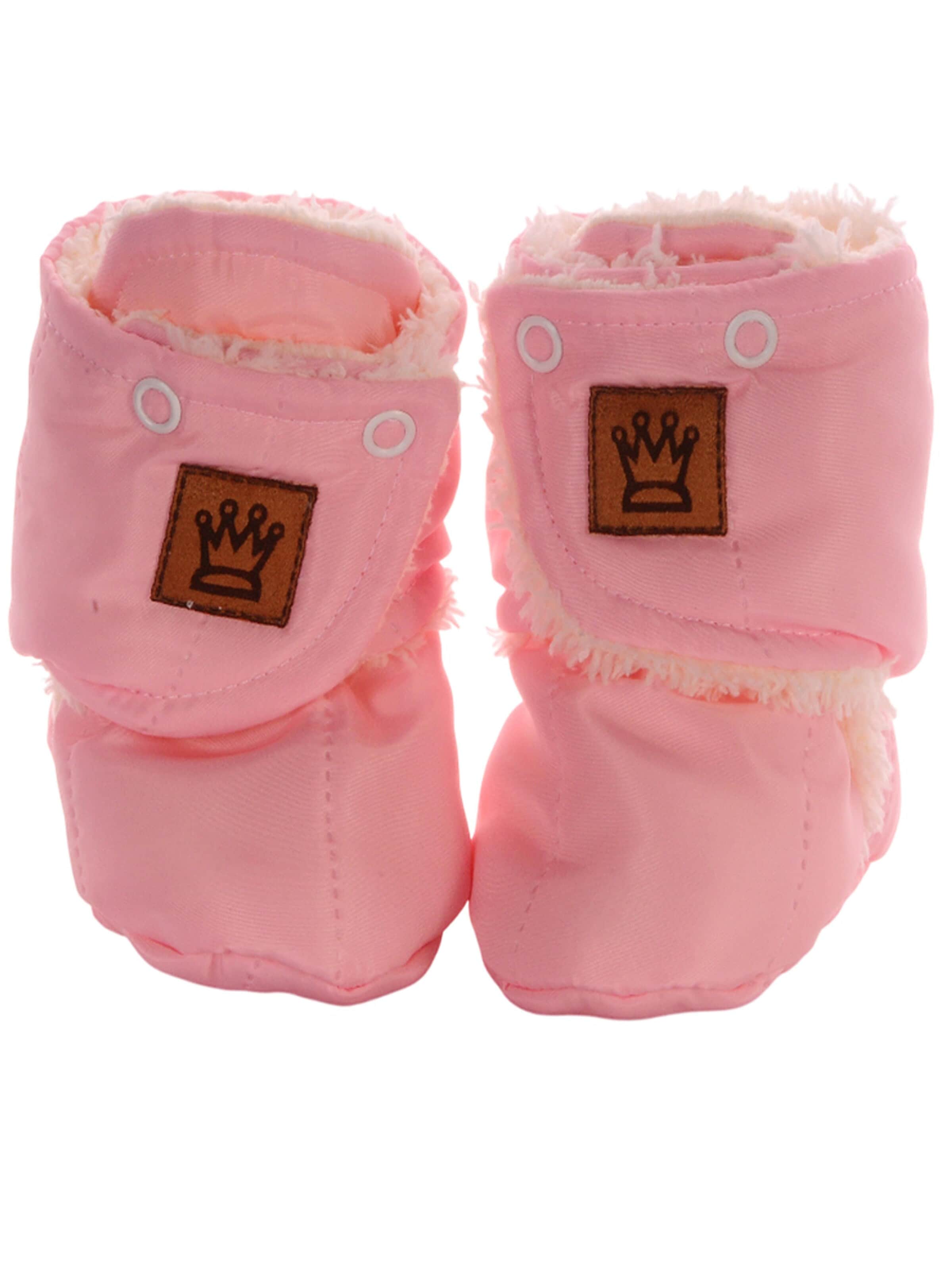 La Bortini Boot in Pink: front