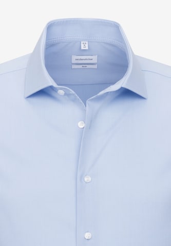 Coupe slim Chemise business ' Slim ' SEIDENSTICKER en bleu