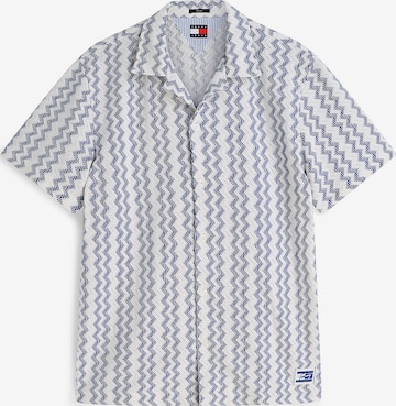 Chemise Tommy Jeans en blanc : devant
