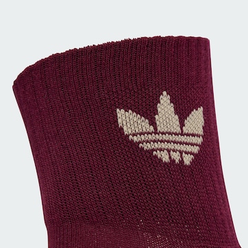 Chaussettes 'Mid Crew 3 Pairs' ADIDAS ORIGINALS en beige