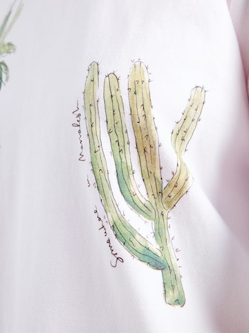 T-shirt oversize TOPSHOP en blanc