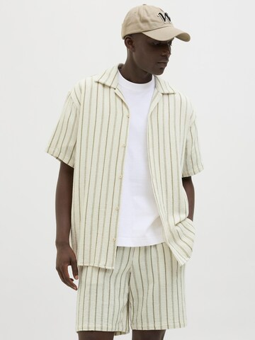 JACK & JONES Comfort fit Overhemd 'JORCoba' in Groen: voorkant
