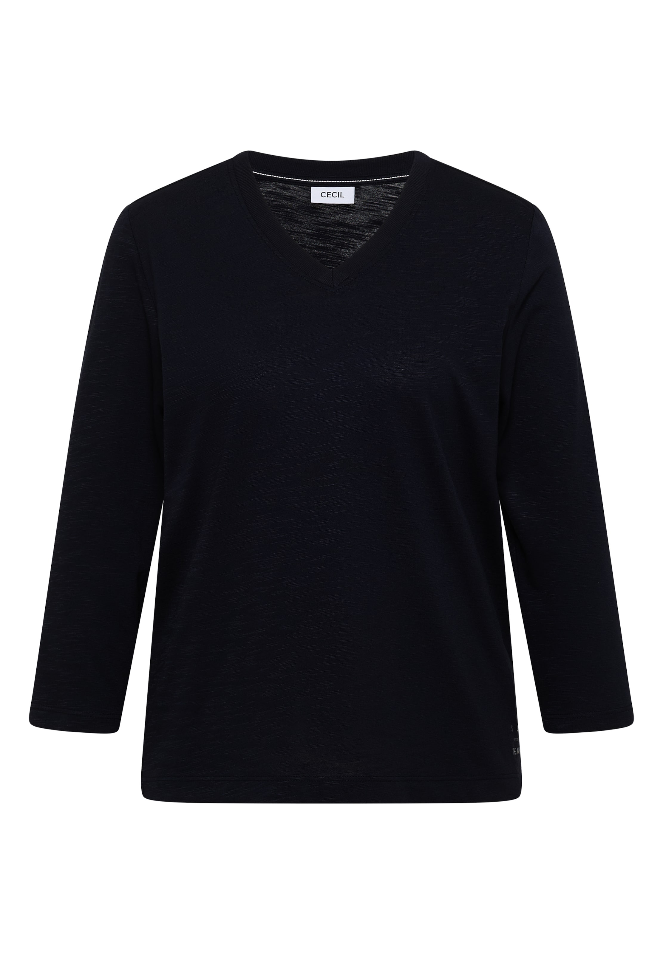 Tricou de la CECIL pe albastru: față