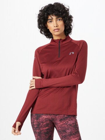 Sweat de sport Newline en rouge : devant