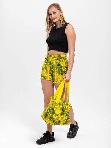 By Diess Collection regular Παντελόνι σε κίτρινο