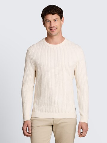 TOM TAILOR Sweater in White: front