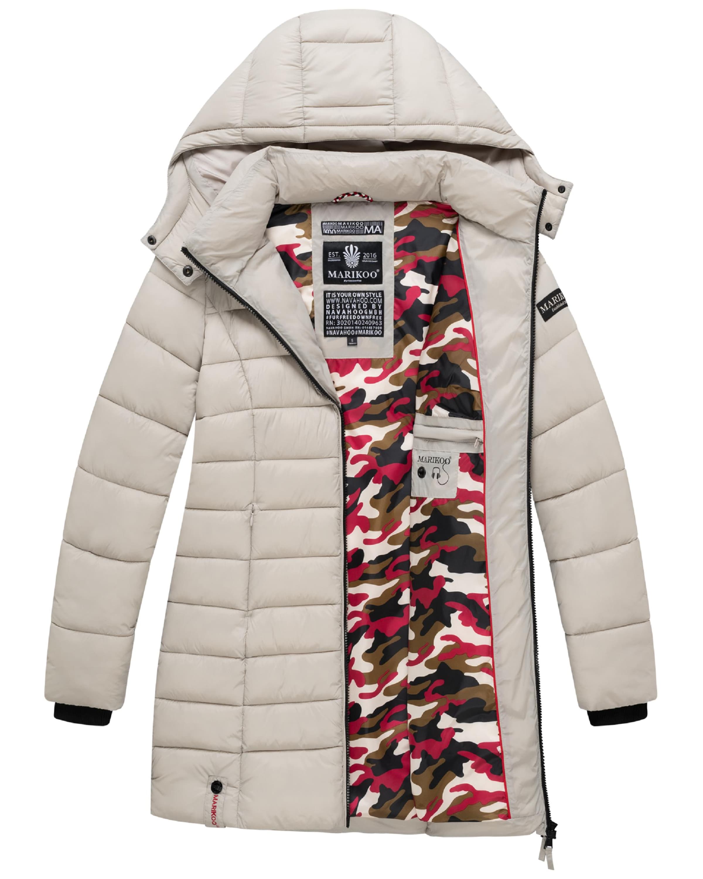 Cappotto invernale 'Abendsternchen' di MARIKOO in bianco