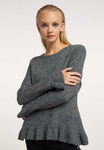 Pull-over myMo ROCKS en gris : devant