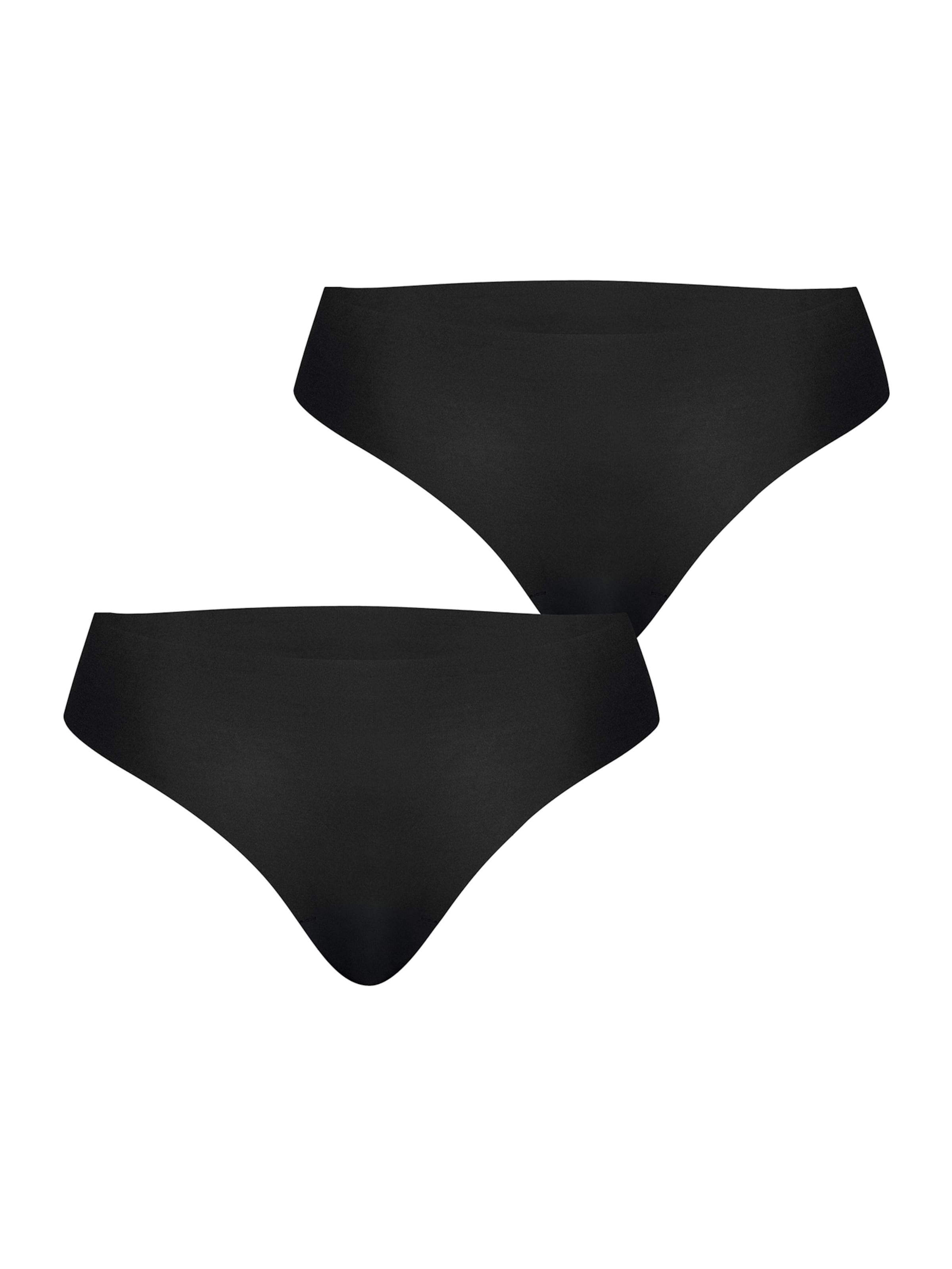 Slip ' Invisible Seamless ' Nur Die en noir : devant