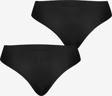 Slip ' Invisible Seamless ' Nur Die en noir : devant