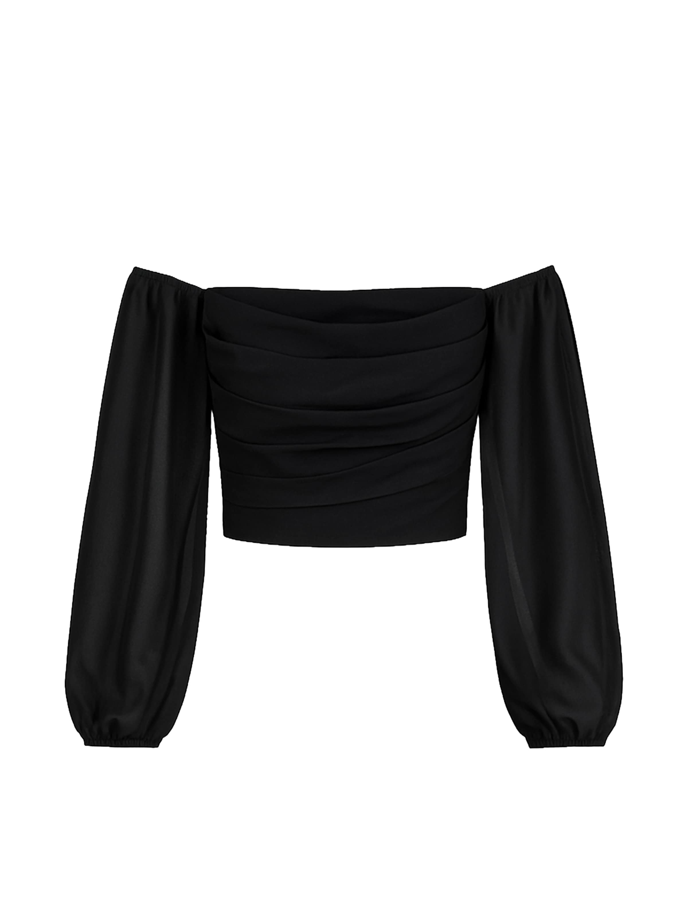 Chemisier Elara en noir : devant