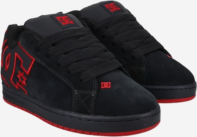 DC Shoes Niske tenisice 'COURT GRAFFIK' u vatreno crvena / crna, Pregled proizvoda