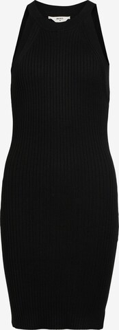OBJECT Gebreide jurk in Zwart: voorkant