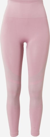 4F Skinny Workout Pants in Pink: front