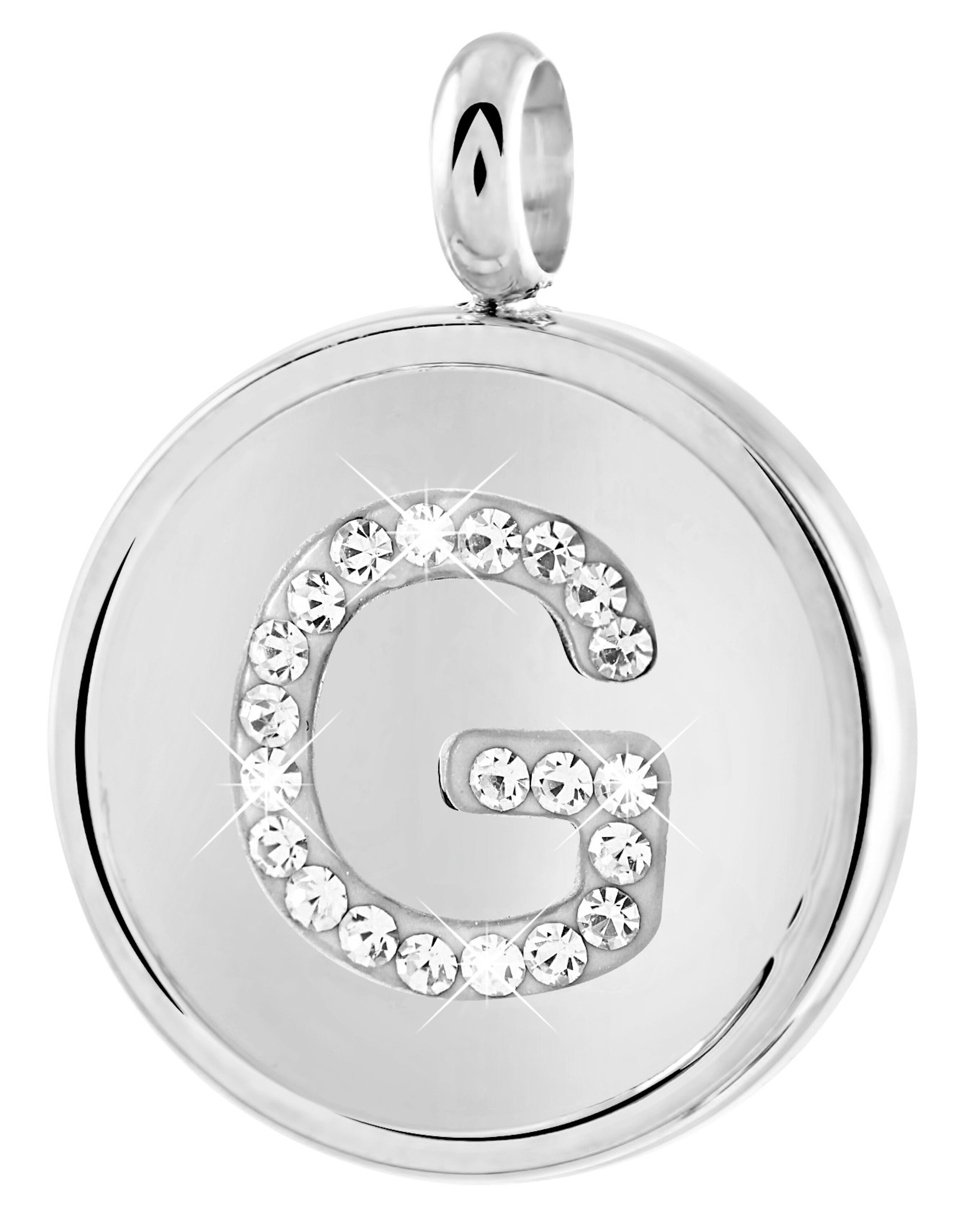 Lucardi Hangers in Zilver: voorkant