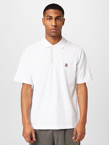 T-Shirt TOMMY HILFIGER en blanc : devant