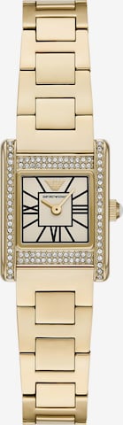 Emporio Armani Analoguhr in Gold: Vorderseite
