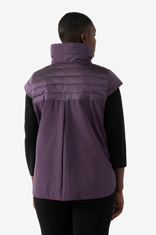 Ulla Popken Vest in Purple: front