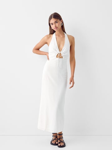 Robe Bershka en blanc : devant