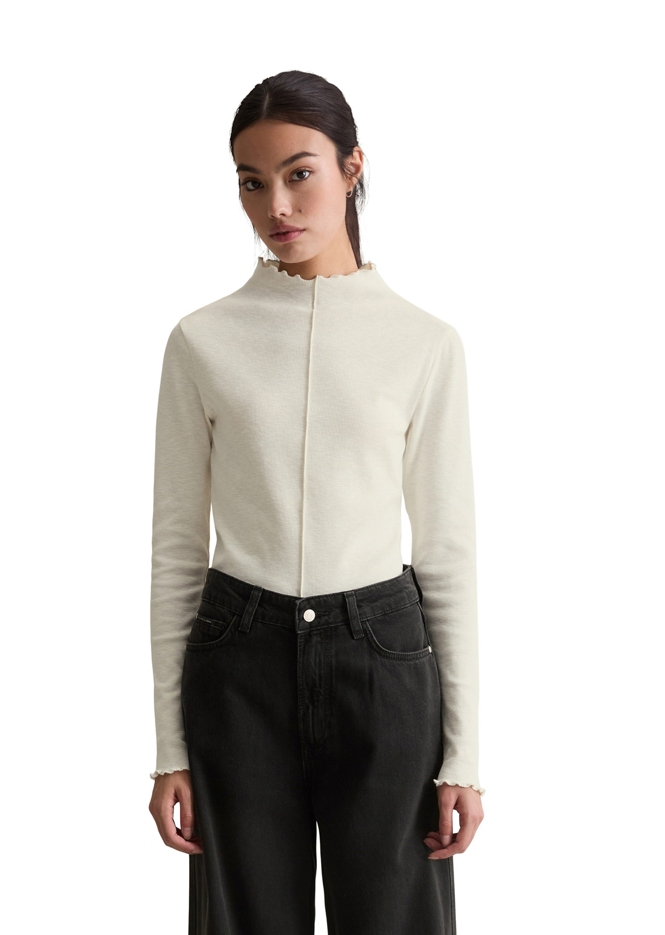 Marc O'Polo DENIM Shirt in Weiß: Vorderseite