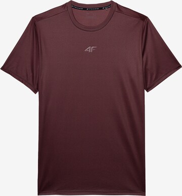 T-Shirt 4F en marron : devant