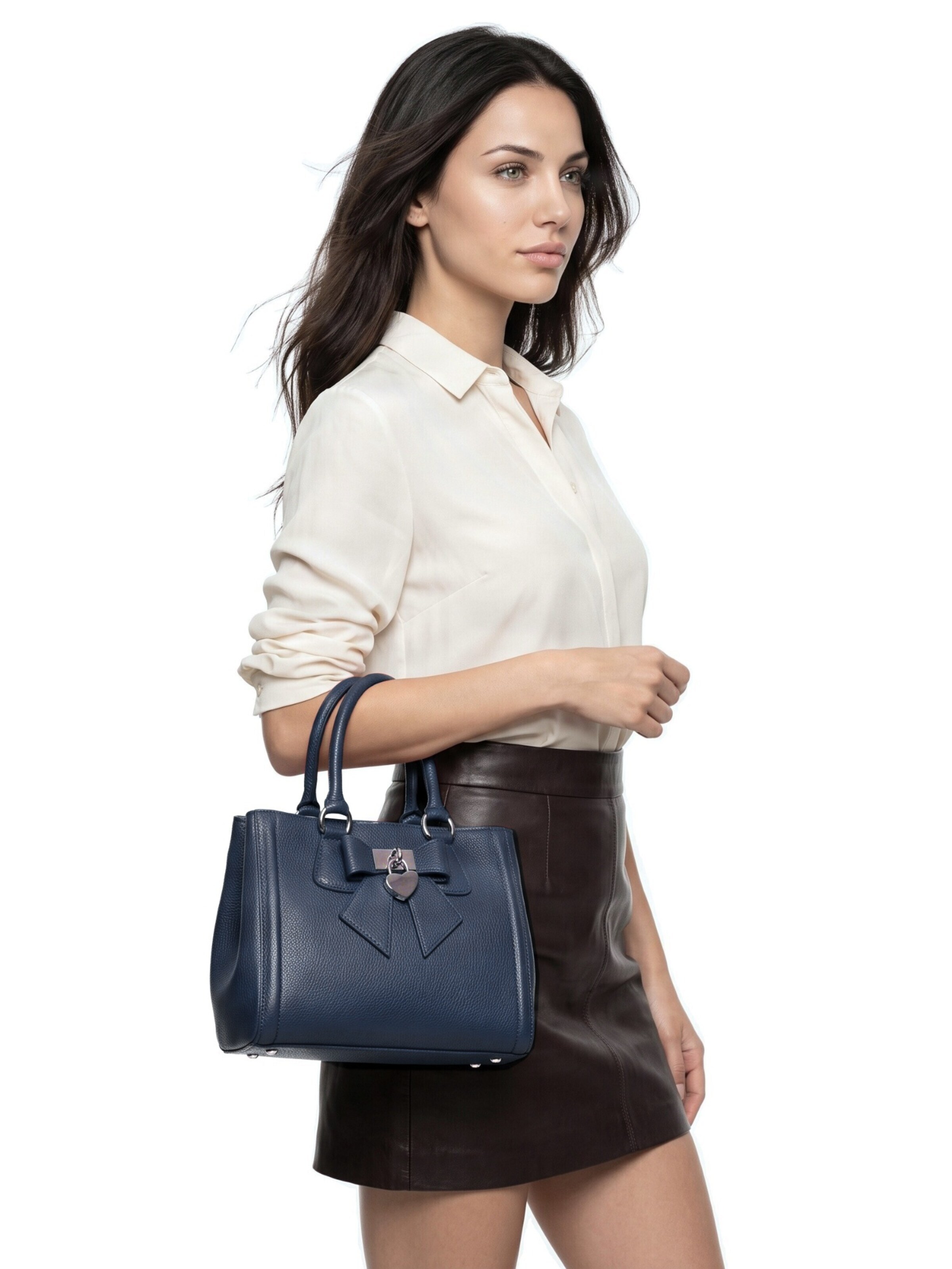 Cluty Handbag 'SOLCUORE' in Blue
