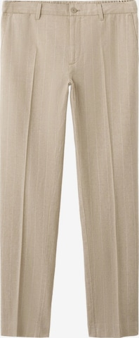 MANGO MAN Slimfit Hose 'Rainier' in Beige: Vorderseite