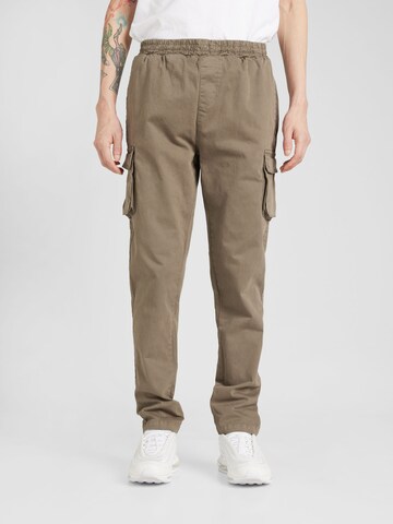 Coupe slim Pantalon cargo AÉROPOSTALE en vert : devant