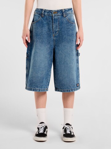 DICKIES - Loosefit Calças de ganga em azul: frente