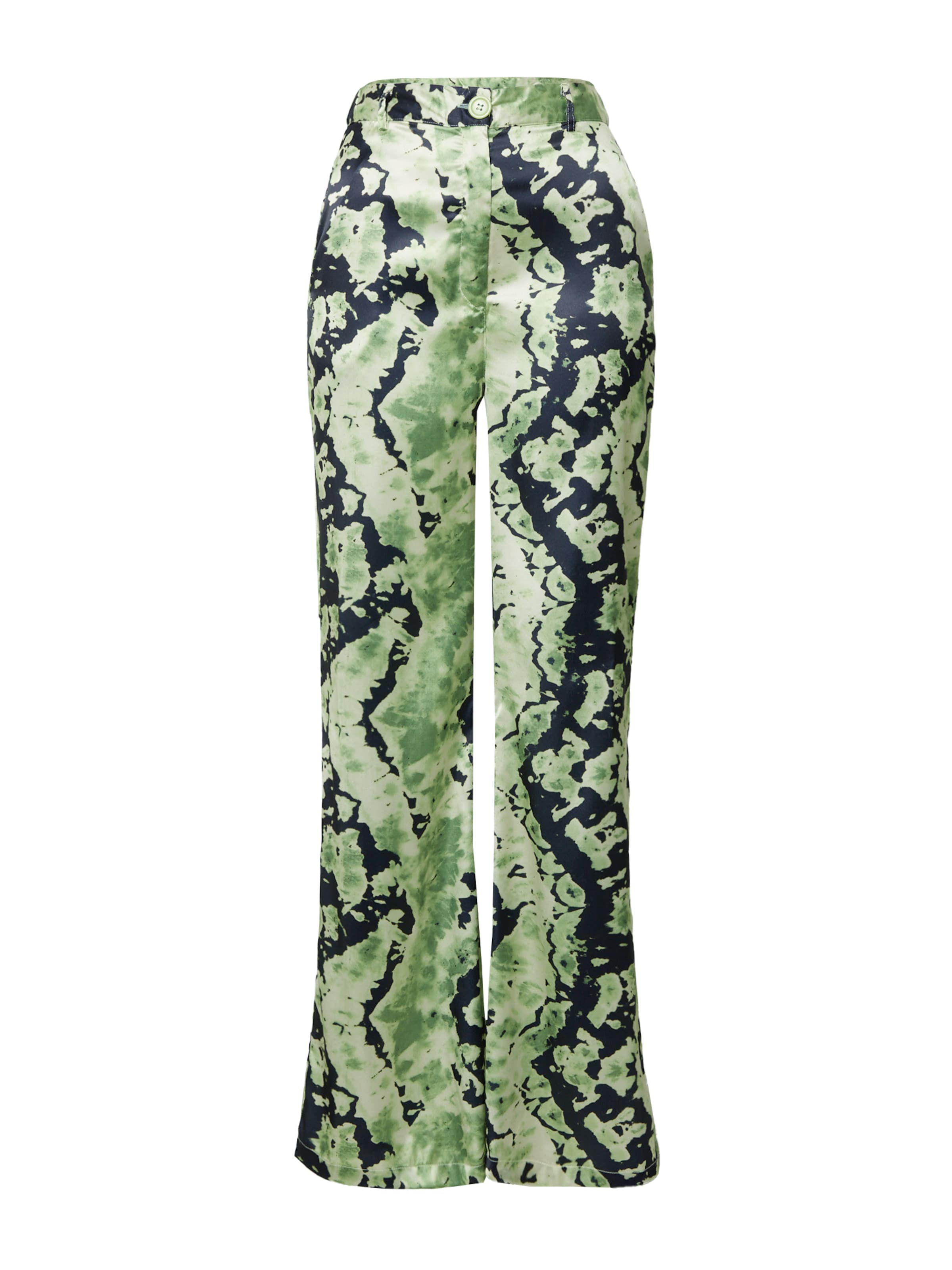 Nasty Gal Bő szár Nadrág - zöld: elől