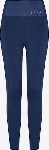 Born Living Yoga Leggings 'Maan' in Blau: Vorderseite