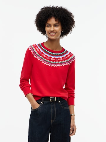 TOMMY HILFIGER Pulóver - piros: elől