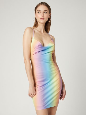 VIERVIER Φόρεμα κοκτέιλ 'Nelly' σε ανάμεικτα χρώματα: μπροστά