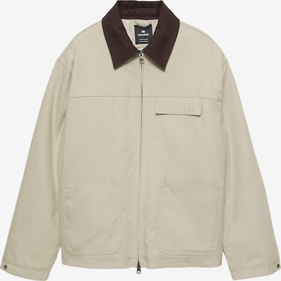 Pull&Bear Välikausitakki värissä hiekka / tummanruskea, Tuotenäkymä