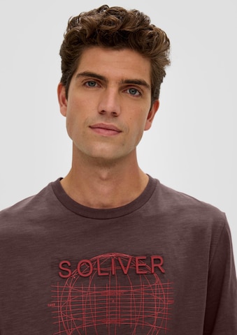 s.Oliver T-shirt i brun