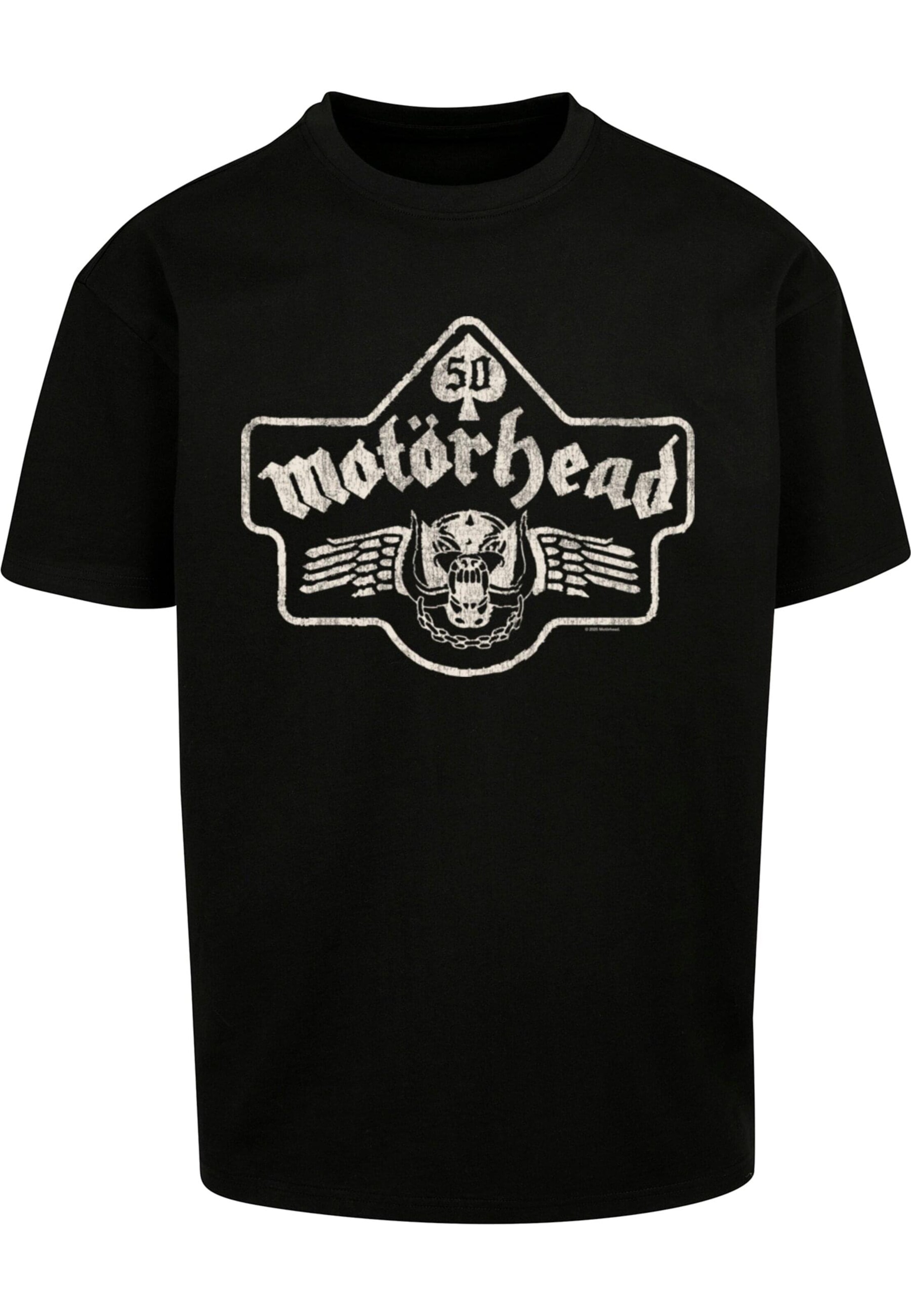 T-Shirt 'Motorhead - 50th Ace Wings Emblem' Merchcode en noir : devant