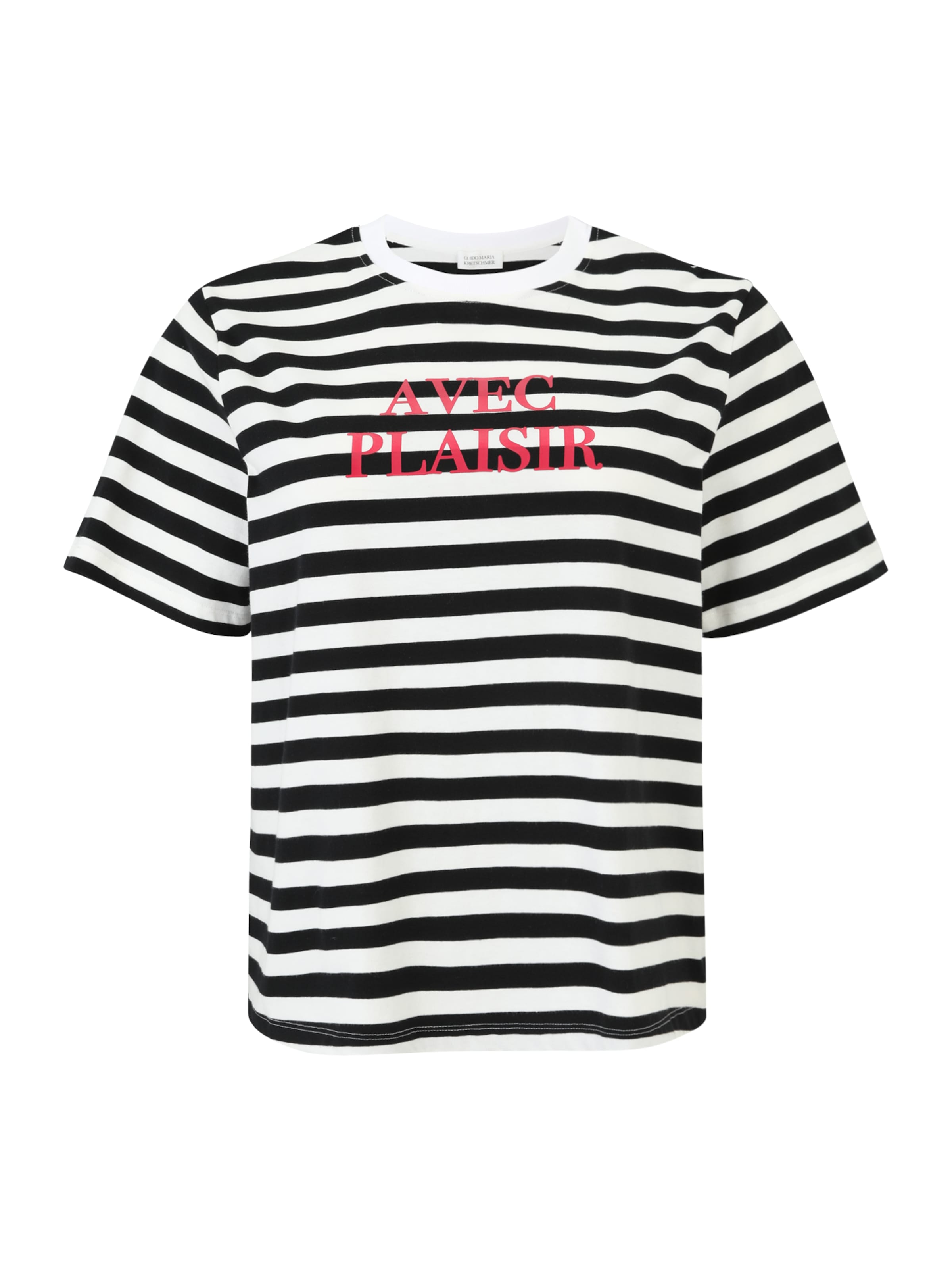 Guido Maria Kretschmer Curvy - Camiseta 'Juliette' en azul: frente