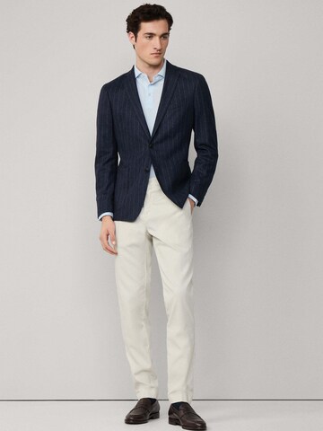 Hackett London Slim Fit Sakko 'Flan' in Blau