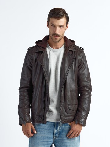 Maze Between-Season Jacket in Brown: front